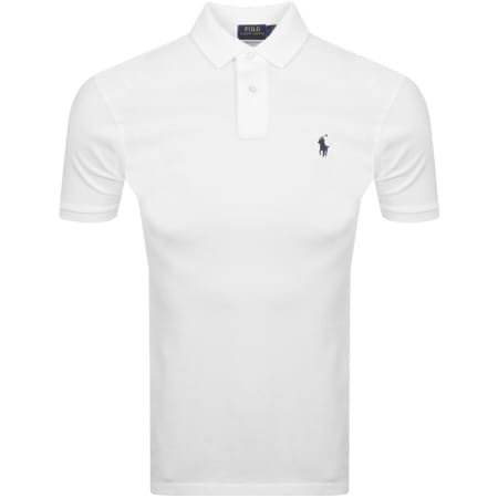 Ralph Lauren Slim Fit Polo T Shirt White | Mainline Menswear us